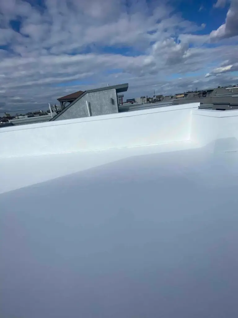 Acrylic Urethane Rooftop Deck Installation in South Philly — philadelphia
