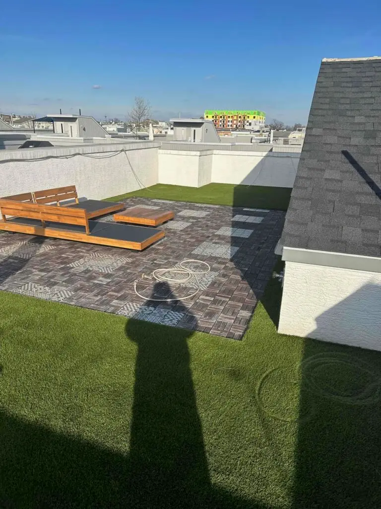Acrylic Urethane Rooftop Deck Installation in South Philly — acrylic urethane roof top deck